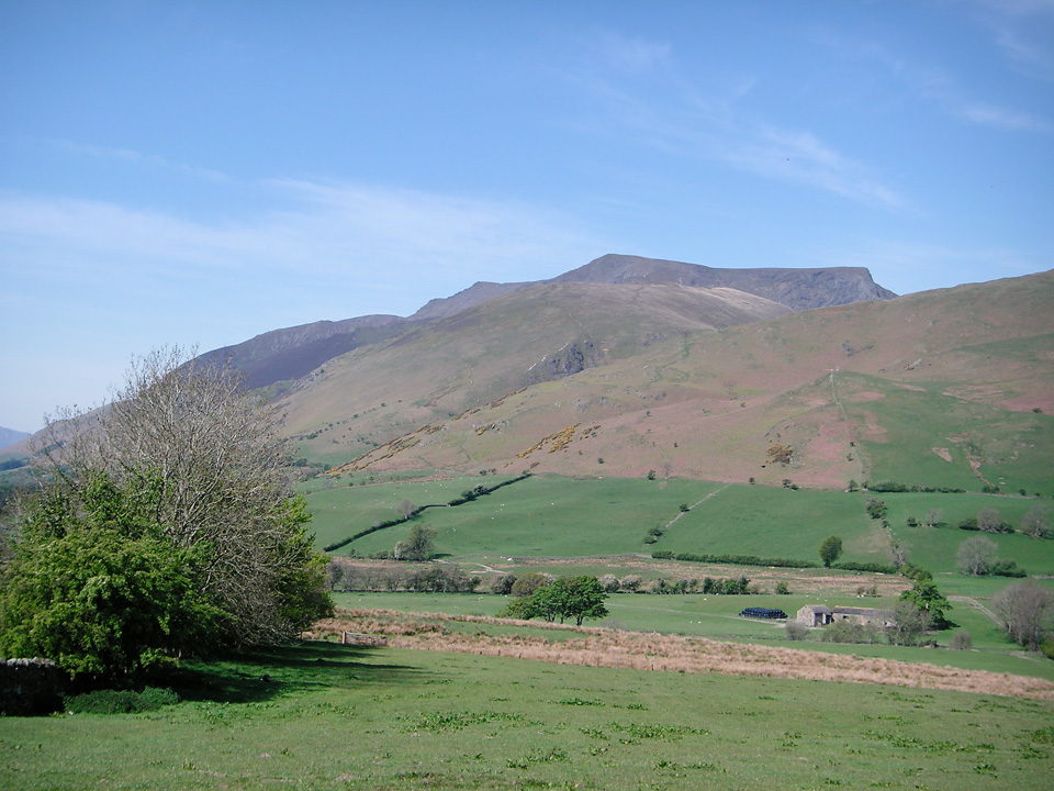 Northern Fells seen from the A66